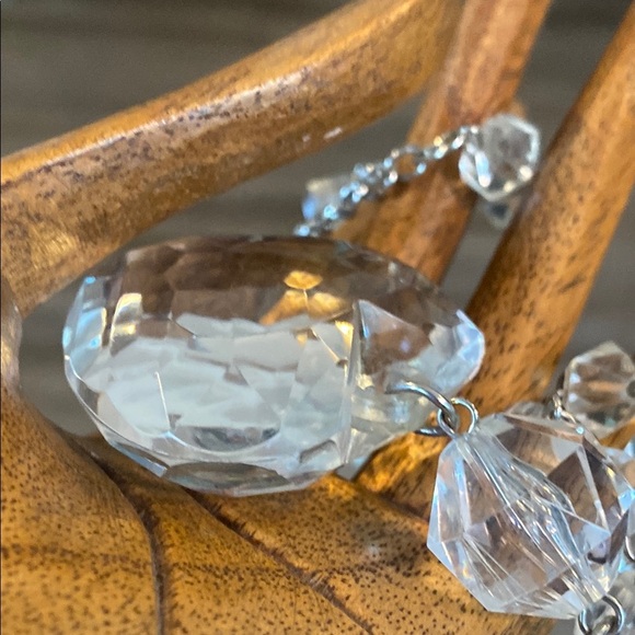 Vintage Elegant Lightweight Heart Pendant Necklace 12” SO SPARKLY 💫 - Picture 9 of 16